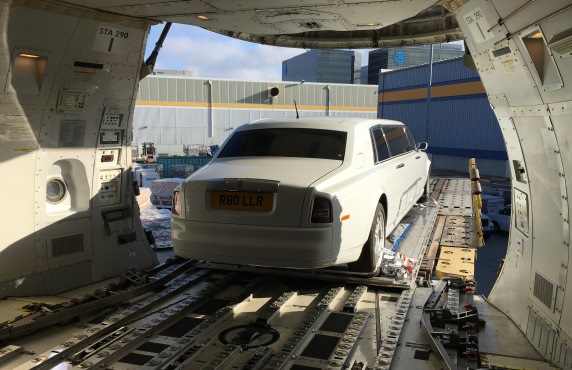 Shipping a Rolls Royce via International Air Freight Shipping