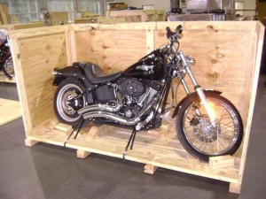 Shipping Crated Motorcycle