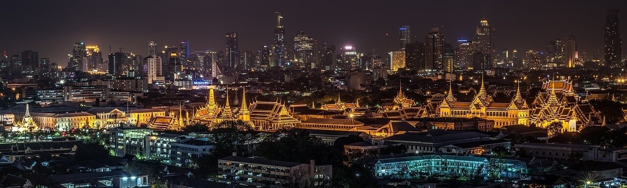 Moving to Thailand Bangkok at Night Skyline